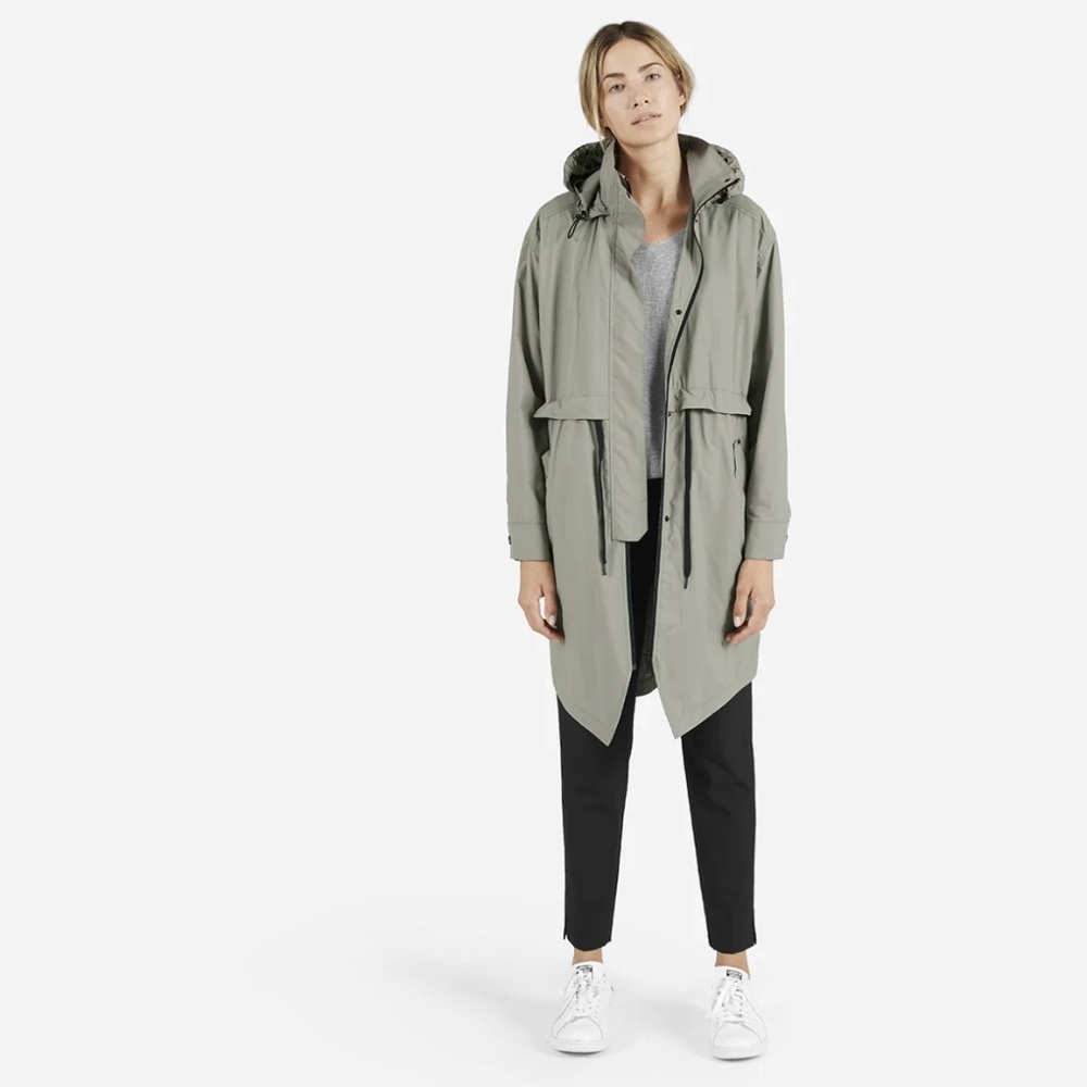 Everlane Lightweight Anorak - Stone